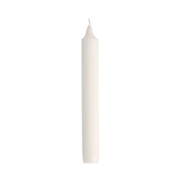 Bougies de ménage Ø 2,45 cm · 20 cm blanc