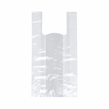 Sacs bretelle en H.D.P.E. 48 cm x 22 cm x 12 cm transparent sac à nouer