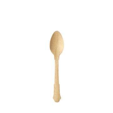 Cuillères à café, bois "pure" 12 cm "Vintage"