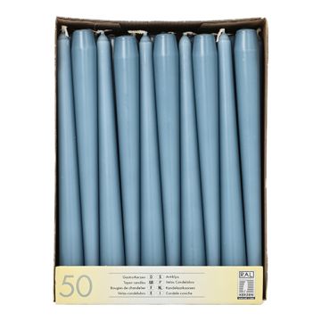 Bougies de chandelier Ø 2,2 cm · 25 cm bleu artique