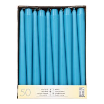 Bougies de chandelier Ø 2,2 cm · 25 cm turquoise
