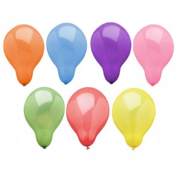 Ballons Ø 16 cm couleurs assorties