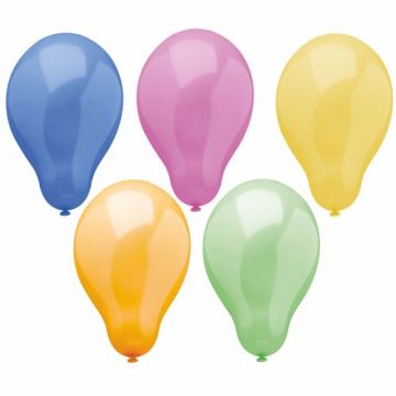 Ballons Ø 25 cm couleurs assorties "Trend"