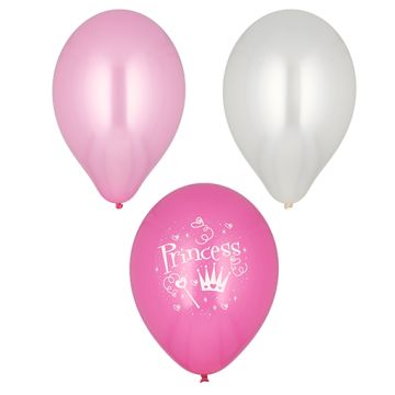 Ballons Ø 29 cm couleurs assorties "Princess"
