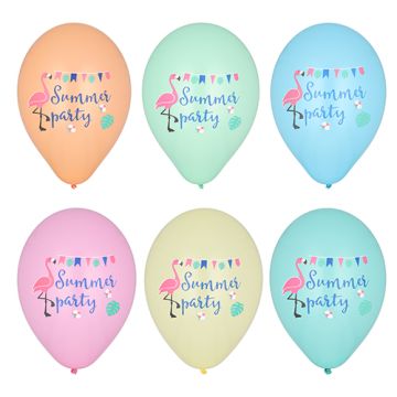Ballons Ø 29 cm couleurs assorties "Summerparty"