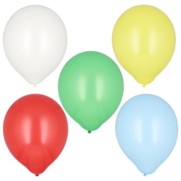 Ballons Ø 32 cm couleurs assorties