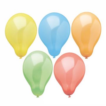 Ballons Ø 19 cm couleurs assorties "Rainbow"