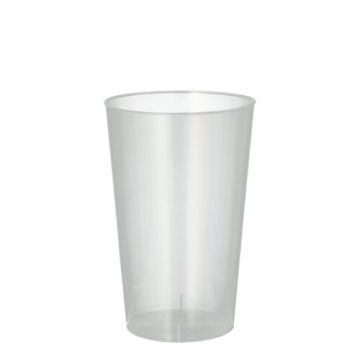 Gobelets, PP 0,3 l Ø 7,8 cm · 11,8 cm translucide incassable