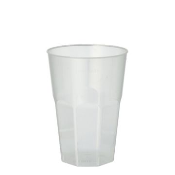 Verres réutilisables pour Caipirinha PP 0,3 l Ø 8 cm · 11 cm translucide incassable
