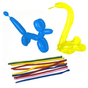 Ballons modelables 140 cm couleurs assorties "Maxi"
