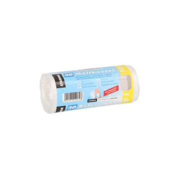 Sacs poubelle avec poignées, HDPE 10 l 42 cm x 39,5 cm transparent