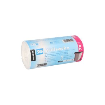 Sacs poubelle, HDPE 70 l 100 cm x 57,5 cm transparent
