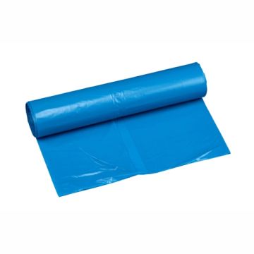 Sacs poubelle, LDPE 120 l 110 cm x 70 cm bleu