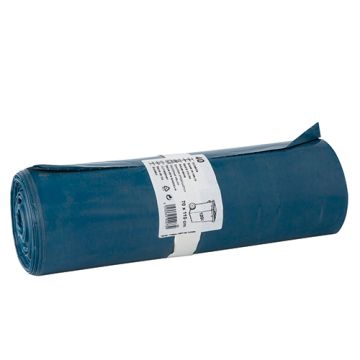Sacs poubelle, LDPE 120 l 110 cm x 70 cm bleu