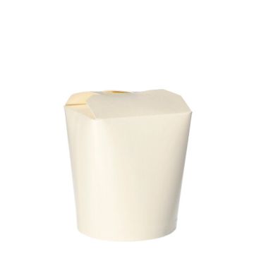 Boîtes à snack "To Go" rectangulaire 550 ml 10 cm x 8,5 cm x 7,5 cm blanc