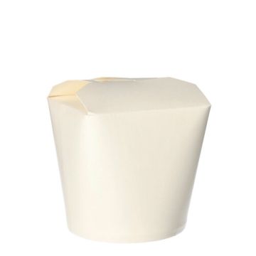 Boîtes à snack "To Go" rectangulaire 750 ml 10,1 cm x 10 cm x 9,1 cm blanc