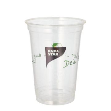 Gobelets PLA 0,4 l Ø 9,5 cm · 12,7 cm "Becher aus Mais"