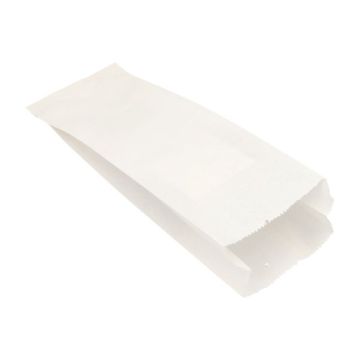 Sachets en papier de cellulose avec ficelle 35 cm x 13 cm x 7 cm blanc contenance 2 kg