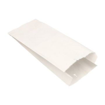Sachets en papier de cellulose avec ficelle de jonction 35 cm x 15 cm x 7 cm blanc volume: 2,5 kg