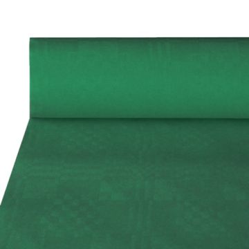 Nappe damassée 50 m x 1 m vert foncé
