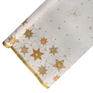 Nappe, papier 6 m x 1,2 m blanc "Just Stars"