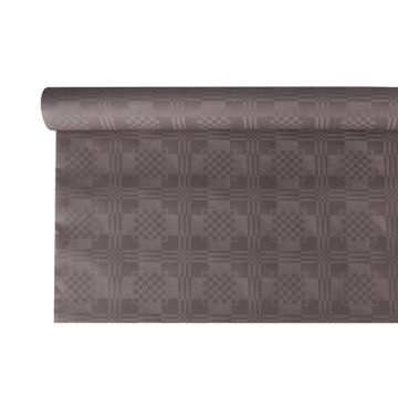 Nappe damassée 6 m x 1,2 m gris