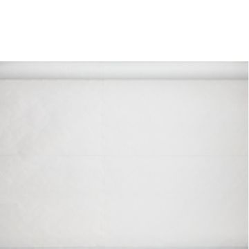 Nappe damassée 10 m x 1,2 m blanc