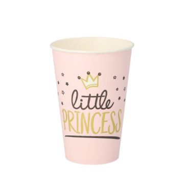 Gobelets, carton 0,2 l Ø 7 cm · 9,7 cm "Little Princess"