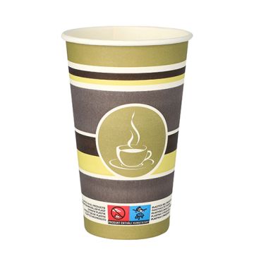 Gobelets, carton "To Go" 0,4 l Ø 9 cm · 13,9 cm