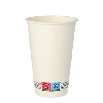 Gobelets, carton "To Go" 0,3 l Ø 8 cm · 11,7 cm blanc
