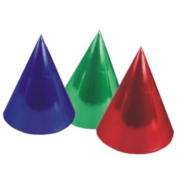 Chapeaux couleurs assorties "Metallic"