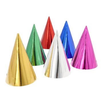 Chapeaux couleurs assorties "Metallic"