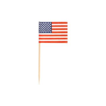 Piques décoratives 8 cm "Amerique"