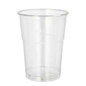 Gobelets R-PET 0,4 l Ø 9,5 cm · 12,3 cm transparent