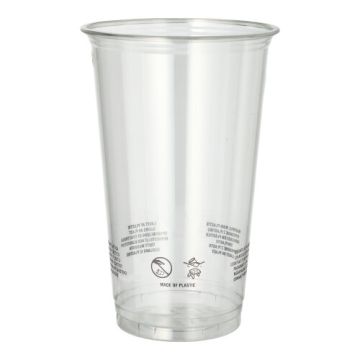 Gobelets R-PET 0,5 l Ø 9,5 cm · 14,7 cm transparent