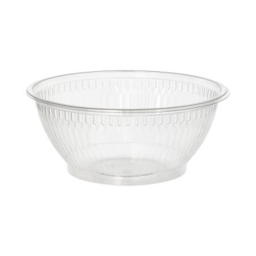 Saladier To Go, R-PET rond 1 l Ø 18 cm · 7,5 cm transparent