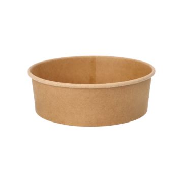 Saladiers, carton rond 500 ml Ø 15 cm · 4,6 cm marron
