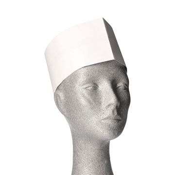 "WORK-INN/-PS" Calots, papier 8,5 cm x 27,5 cm blanc ajustable