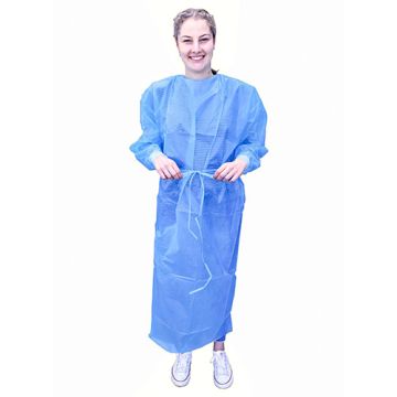 "Medi-Inn" Blouse de protection 139 cm x 139 cm bleu