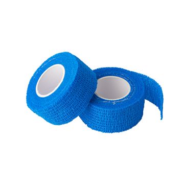 Pansement, autoadhésif 5 m x 2,5 cm bleu