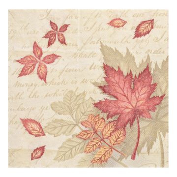 Serviettes "ROYAL Collection" pliage 1/4, 40 cm x 40 cm, "Autumn Colours"