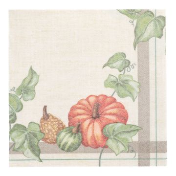 Serviettes "ROYAL Collection" pliage 1/4 40 cm x 40 cm "Pumpkin"