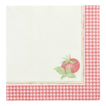 Serviettes "ROYAL Collection" pliage 1/4 40 cm x 40 cm "Tomato"