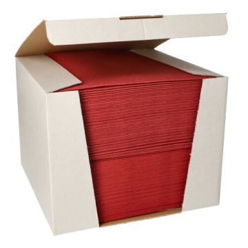 Serviettes "ROYAL Collection" pliage ¼ 40 cm x 40 cm bordeaux