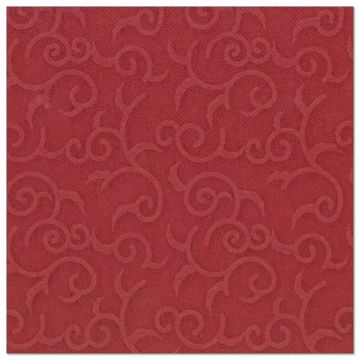 Serviettes "ROYAL Collection" pliage 1/4 40 cm x 40 cm bordeaux "Casali"