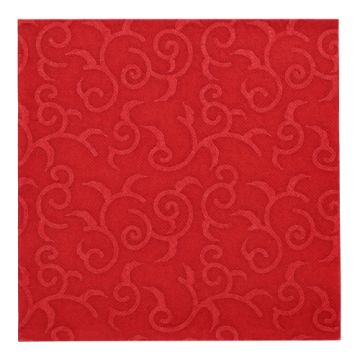 Serviettes "ROYAL Collection" pliage 1/4 40 cm x 40 cm bordeaux "Casali"