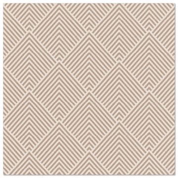 Serviettes "ROYAL Collection" pliage 1/4 40 cm x 40 cm marron "Elegance"