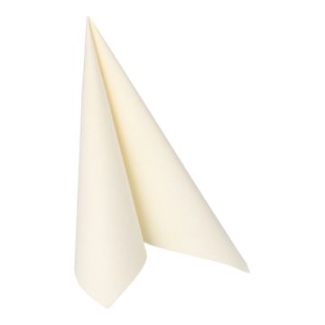 Serviettes "ROYAL Collection" pliage 1/4 40 cm x 40 cm champagne