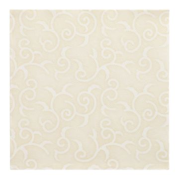 Serviettes "ROYAL Collection" pliage 1/4 40 cm x 40 cm champagne "Casali"