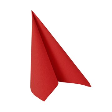 Serviettes "ROYAL Collection" pliage 1/4 25 cm x 25 cm rouge